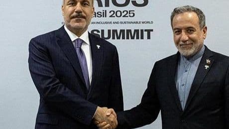 Dışişleri Bakanı Hakan Fidan, Brezilya'da İranlı mevkidaşı Erakçi ile görüştü