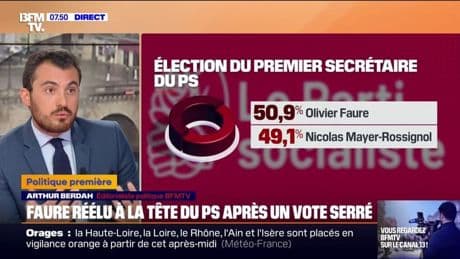 Élection du Premier secrétaire du PS: "On peut difficilement considérer qu'Olivier Faure sort véritablement gagnant dans cette séquence"
