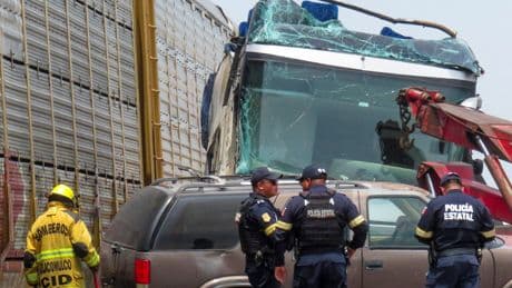 10 Killed and 61 Injured in Mexico After Train Crashes Into Bus