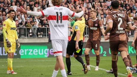 Fußball-Bundesliga: FC St. Pauli muss auf Rettung warten: 0:1 gegen Stuttgart