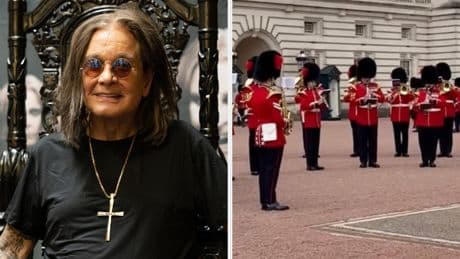 Royal Band Play Ozzy Osbourne Tribute Outside Buckingham Palace