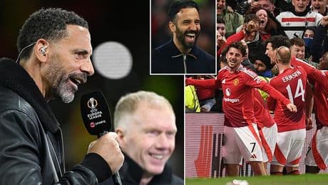 Rio Ferdinand says he's 'never seen ANYTHING like' Man United's incredible win over Lyon - as Paul Scholes names the famous comeback that it reminds him of