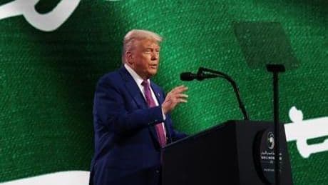 ABD Başkanı Trump Suudi Arabistan'da açıklamalarda bulunuyor