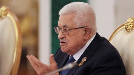 Abbas calls for Hamas disarmament, international forces in letter to Macron