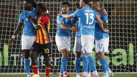 Serie A : après sa victoire à Lecce, Naples prend provisoirement le large sur l'Inter Milan