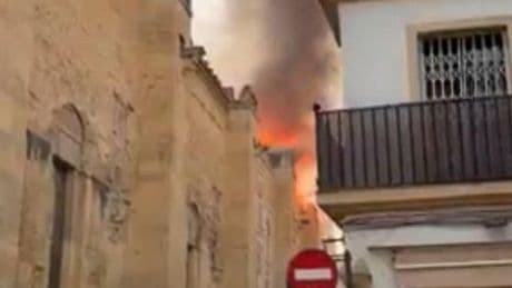 Se declara un incendio en la Mezquita de Córdoba