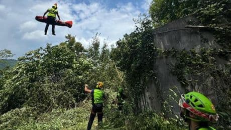 Pieve di Teco, punto dalle vespe mentre è alla guida del trattore: perde il controllo e precipita in un dirupo