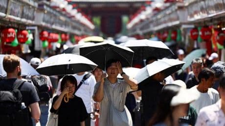 Le Japon a enregistré une température historiquement haute de 41,8°C