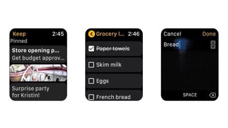 Google kills its Keep app on Apple Watch