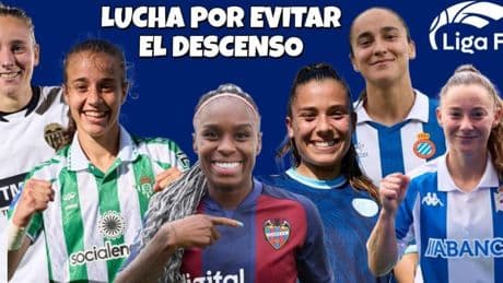 La gran batalla por la permanencia en la Liga F: todas las cuentas de cada equipo
