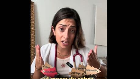 Sara Marín, doctora: "Si tienes problemas digestivos, el queso de cabra suele ser fácil de digerir y tiene menos lactosa"