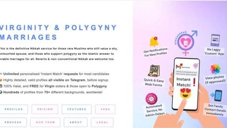 Dating-Plattform bietet muslimischen Männern Jungfrauen für Zweitehe an