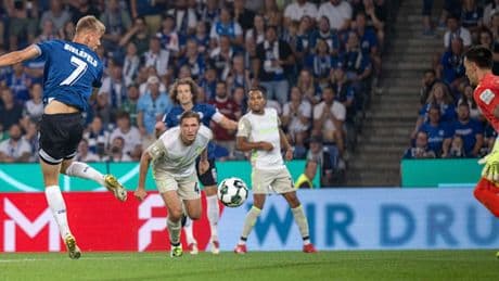 Bochum und HSV entgehen der Blamage, Werder Bremen fliegt schon wieder raus