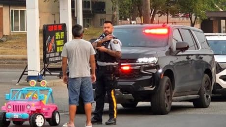 Man arrested for driving child-size pink Barbie Jeep during morning rush hour