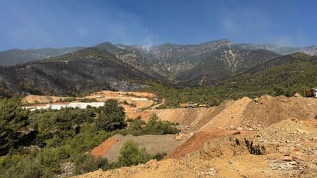 Hatay'daki orman yangınlarına müdahale sürüyor