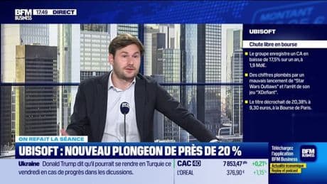 On refait la séance : "Ubisoft, nouveau plongeon de près de 20 %" - 15/05