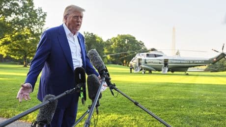 Trump walks back 'regime change' remarks