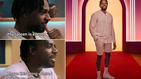 Love Is Blind UK contestant is BLASTED for claiming his biggest mantra in life is to 'trust your spleen' - as psychologists confirm there is 'no science to it'