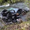 'British couple', 78 and 58, are killed when Ferrari 488 careers off road into a river during rally through Spanish mountain highway