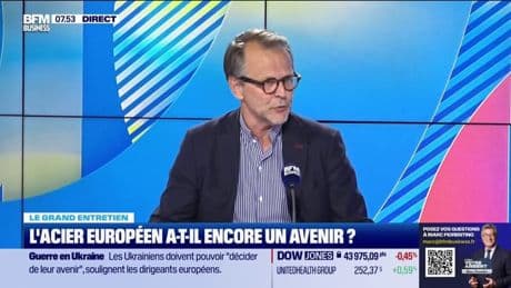 Sidérurie: "C'est une industrie socle, qui alimente toute les autres", assure Bruno Jacquemin, délégué général de l'A3M Alliance Minerais