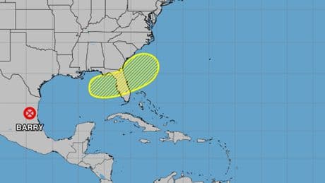 One of the first tropical storms of the season could target Florida just in time for July 4