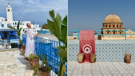 I visited the ‘Santorini of Tunisia’ with cool coffee shops, local art and flights from £76