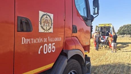 Una explosión en un chalet en obras deja a dos trabajadores heridos en Medina del Campo