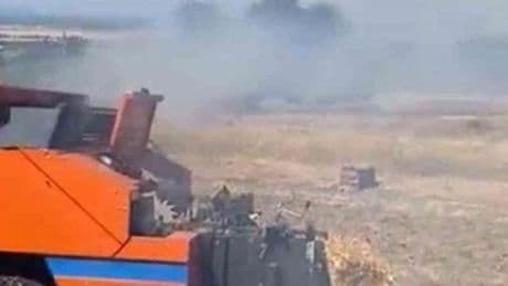 Yangına neden olan balya makinesi operatörü hakkında işlem başlatıldı