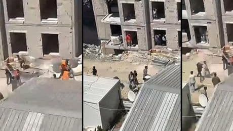 İstanbul'da inşaat işçileri taş, sopa ve demirlerle birbirine girdi