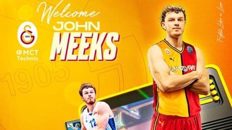 Galatasaray, ABD'li basketbolcu John Meeks ile sözleşme imzaladı