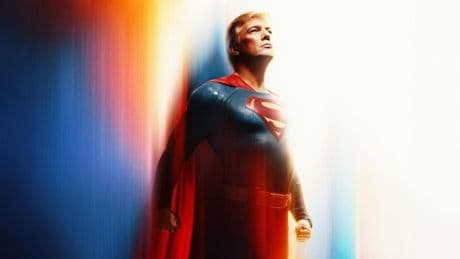 Trump cambia el traje de Papa por el de Superman: publica una imagen disfrazado del mítico superhéroe en las redes
