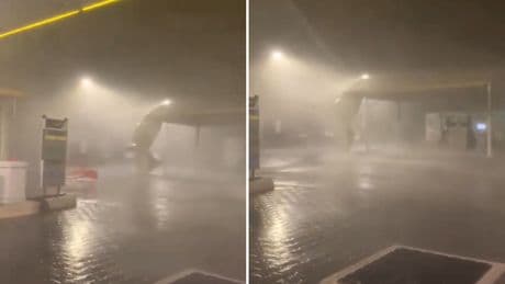 Maltempo, riviera Romagnola sferzata da vento e pioggia: ci sono danni. Fermi i treni