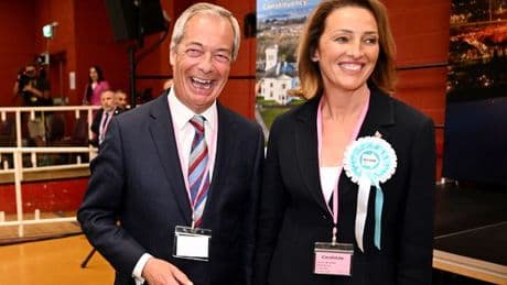 Nigel Farage's Reform wins Runcorn by-election in major upset for Keir Starmer