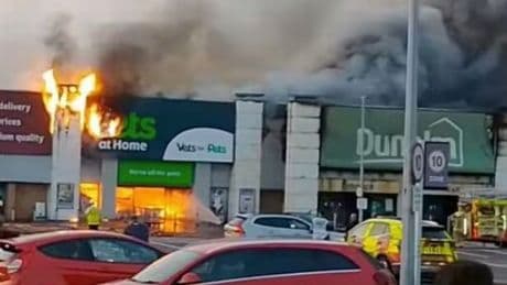 Northampton fire major update as blaze rips through Dunelm and Pets at Home