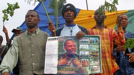 Nigerian leader's pardon of executed Ogoni activists draws criticisms