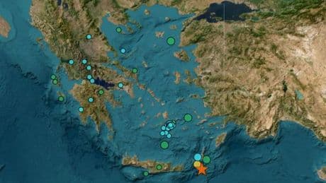 Greece earthquake map shows scale of terrifying quake ahead of major tsunami warning