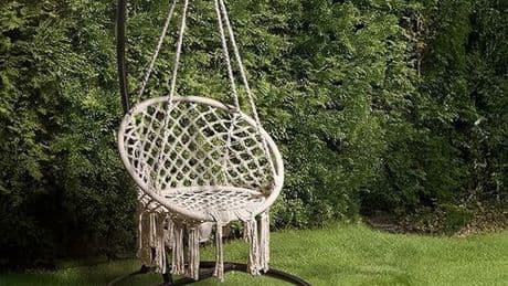 Lesser-known retailer reduces boho £120 egg chair used 'indoors or out' to £80
