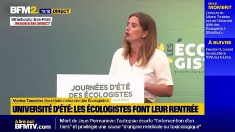 Présidentielle 2027: Marine Tondelier, secrétaire nationale des Écologistes, candidate en 2027?