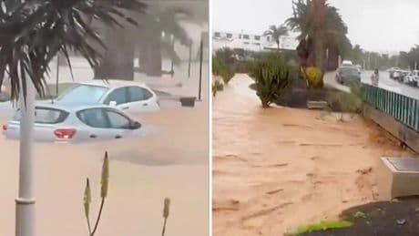 Kanaren: Wassermassen fluten Urlaubsinsel Lanzarote – Notstand ausgerufen