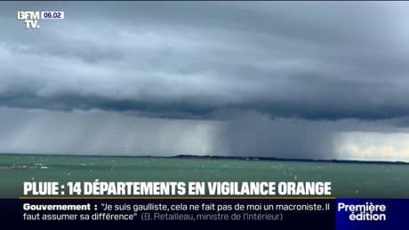 Goutte froide: 14 départements sont placés en vigilance orange pluie et orages
