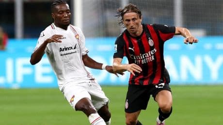 Sorpresón en Italia: el Milan de Modric cae ante un recién ascendido