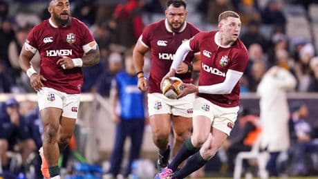 Rugby : inquiétude pour Kinghorn, les Lions s’imposent avant d’affronter l’Australie