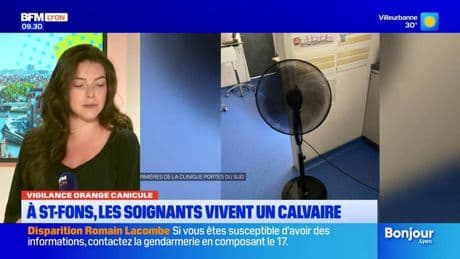 Canicule: à Saint-Fons, les soignants et les patients vivent un calvaire