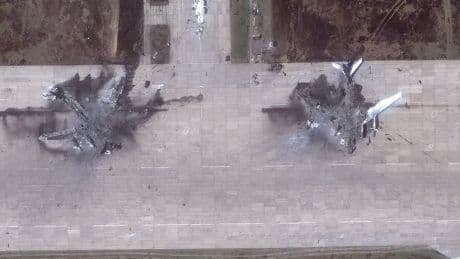 Before and after satellite images show the damage swarms of exploding Ukrainian drones inflicted on Russia's bombers