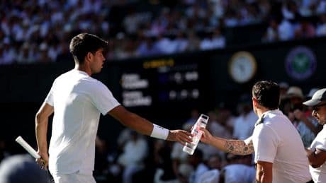 Spielunterbrechung in Wimbledon - Zwischenfall beim Alcaraz-Match