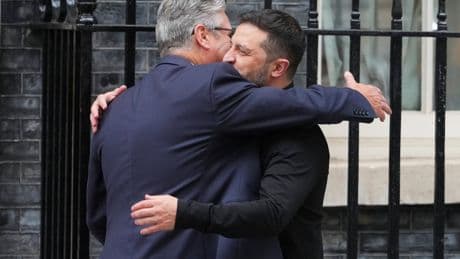 Starmer and Zelensky united on ‘strong resolve’ to secure just peace in Ukraine ahead of Trump-Putin talks