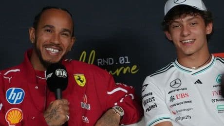 Kimi Antonelli received handwritten note from Lewis Hamilton before Miami GP achievement