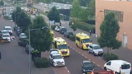 Two dead in horror stabbing at popular holiday destination as 'cars smeared with blood'