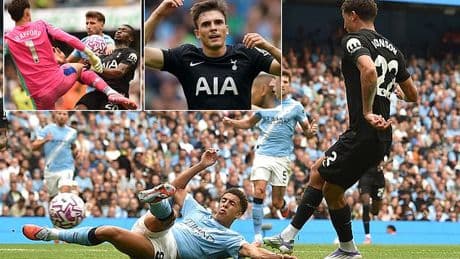 Man City's aura is gone - and with a high line revved to dangerous levels by Pep Guardiola's new No 2, they were stomped by Spurs' savvy Thomas Frank, writes RIATH AL-SAMARRAI