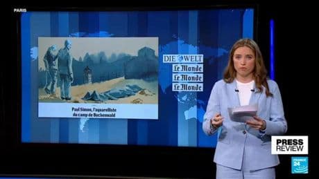 'Paul Simon, the painter of Buchenwald': Papers commemorate camp's liberation